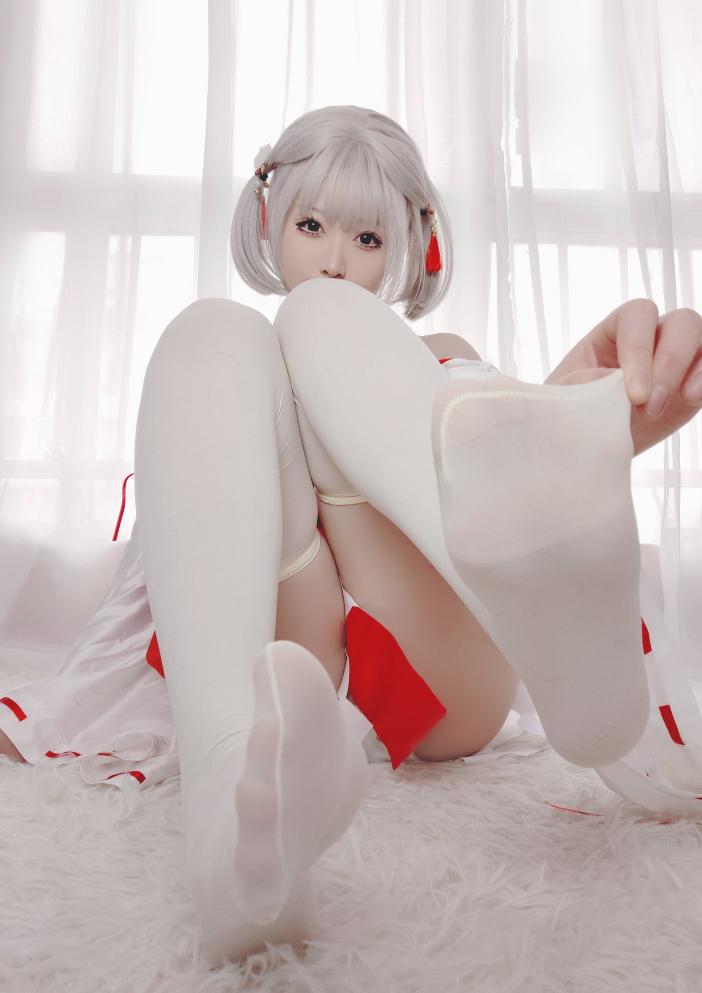 Asagiriai（愛ちゃん）- 巫女服自拍