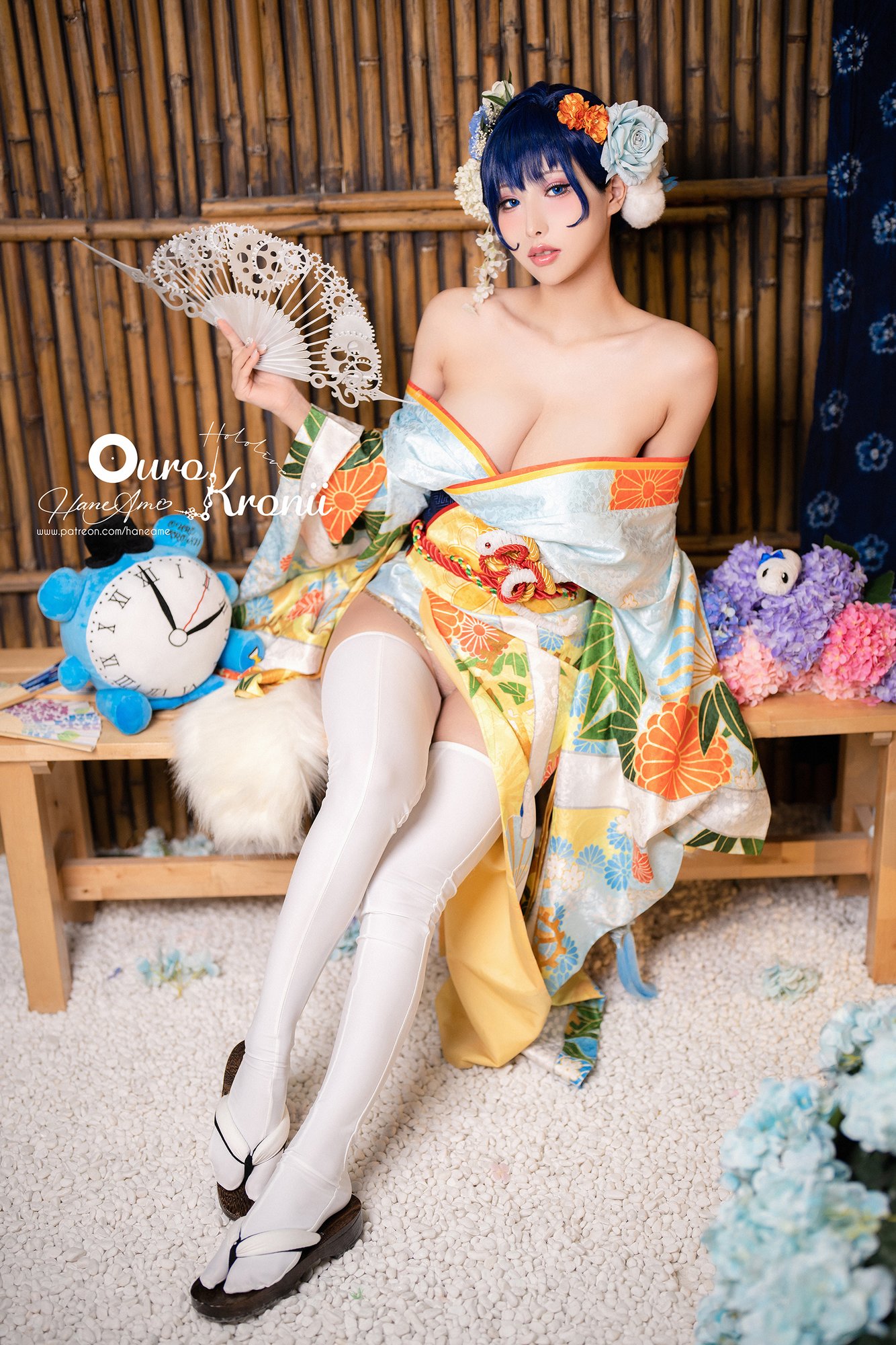 雨波HaneAme - Hololive Kronii Photobook 時間寫真書 Kimono