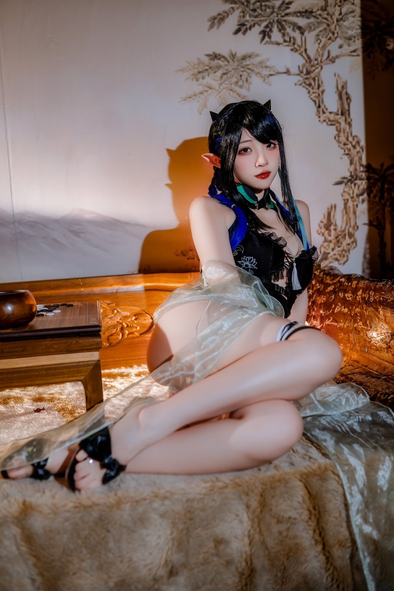 二佐Nisa - 《泰拉夏日纪事》方舟夜半泳装