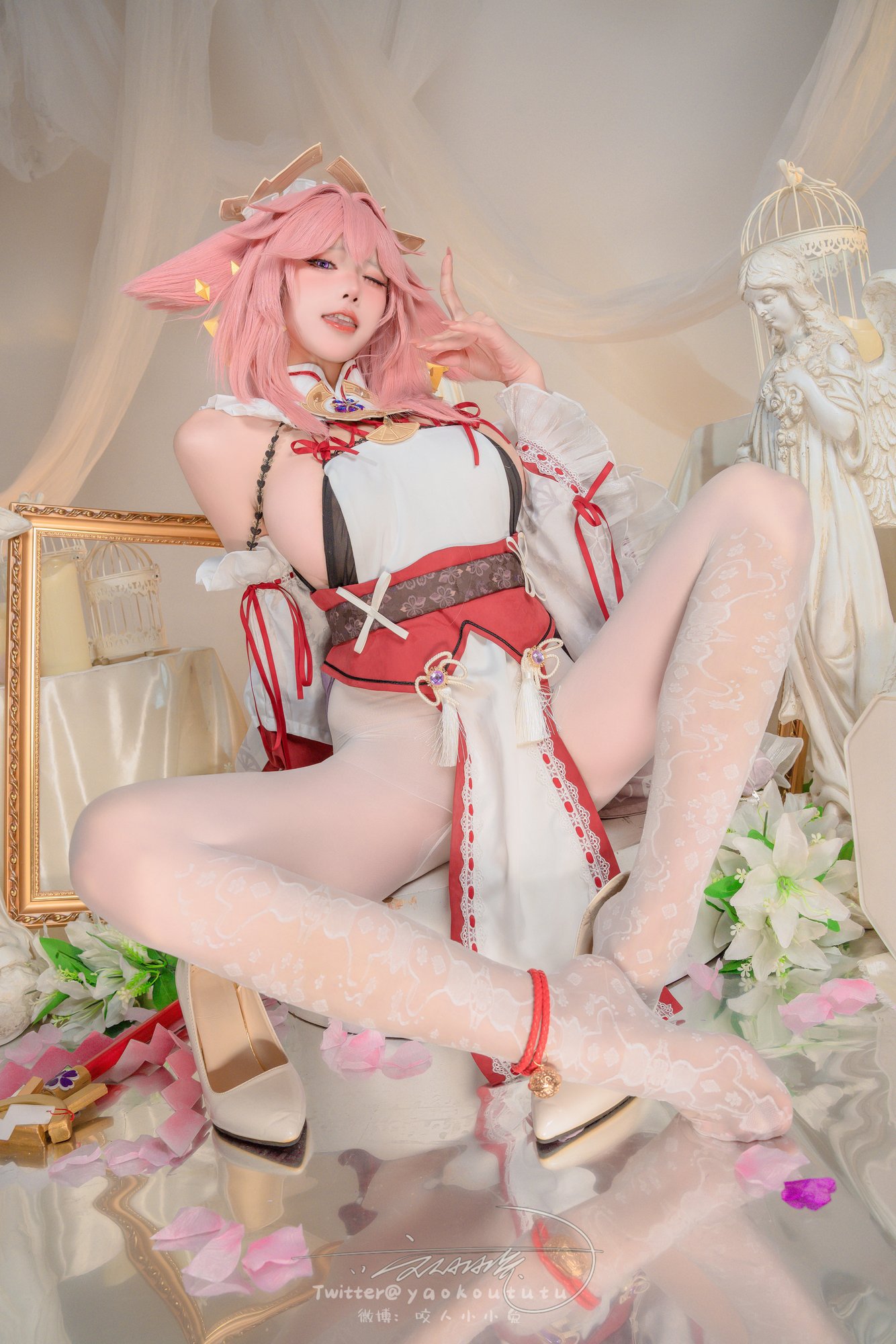咬一口兔娘(黏黏团子兔) -『春江水暖 神子贺岁』大摆锤