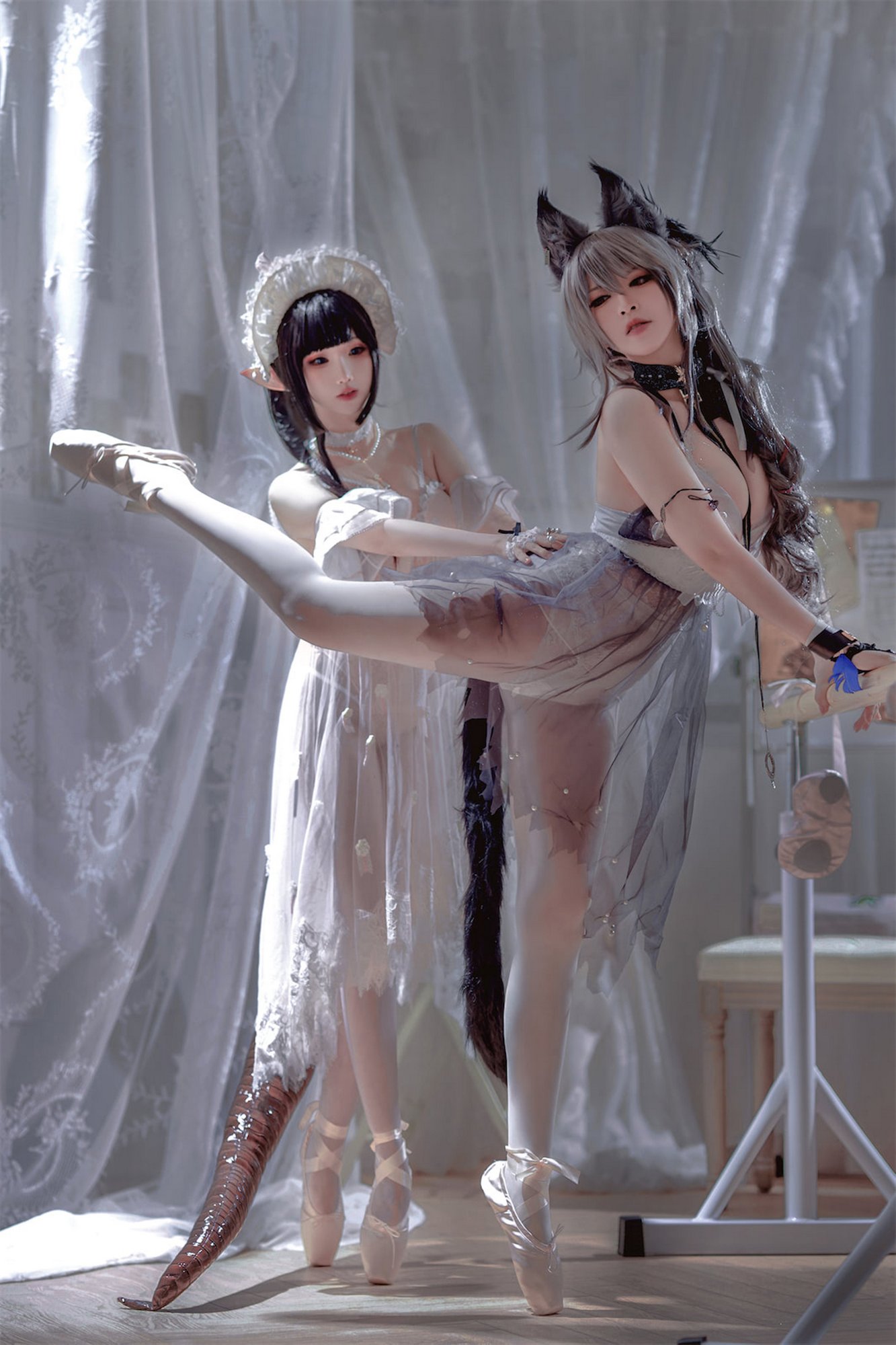 面饼仙儿&半半子 - 明日方舟 黑 x 森蚺