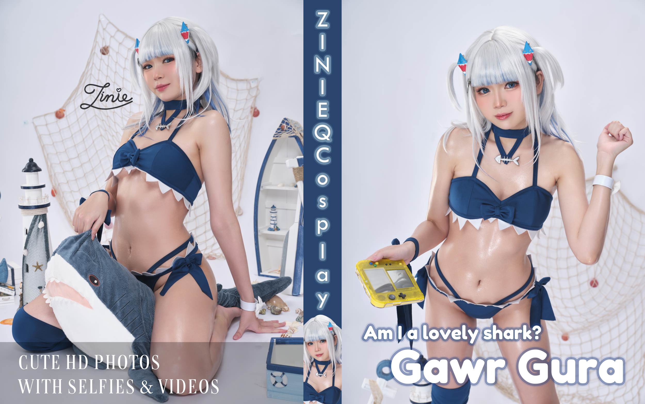 ZinieQ - Hololive Gawr Gura Swimsuit