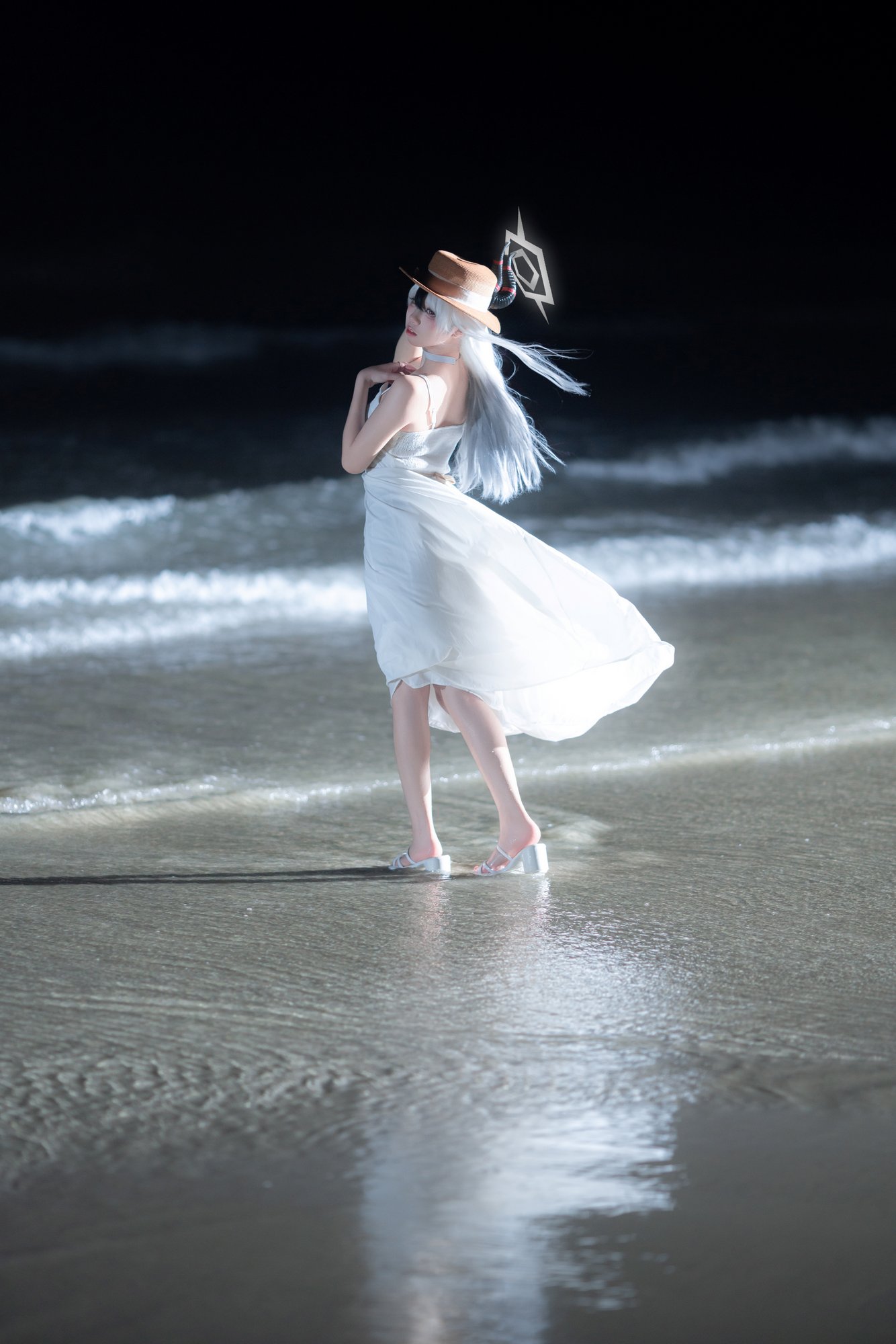 纸悦Etsu_ko - 加代子白裙